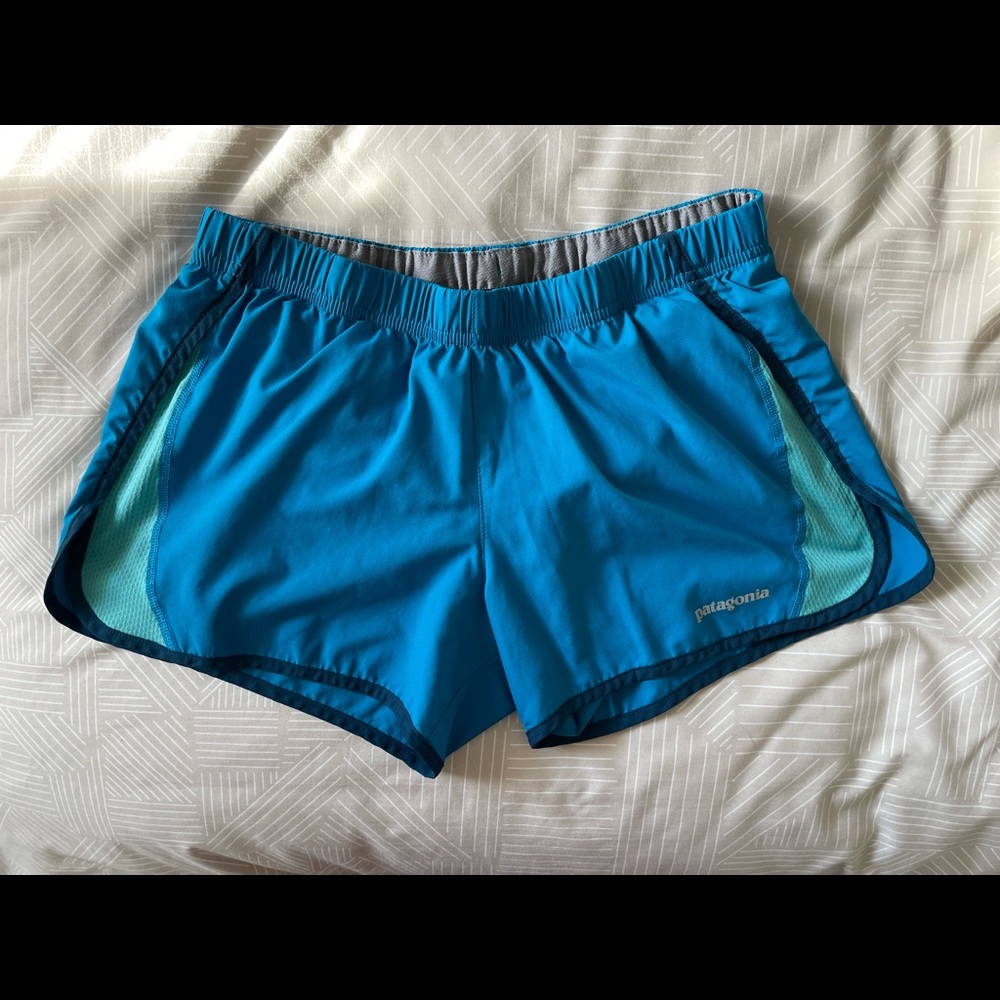 Patagonia (x-small) blue/turquoise shorts
